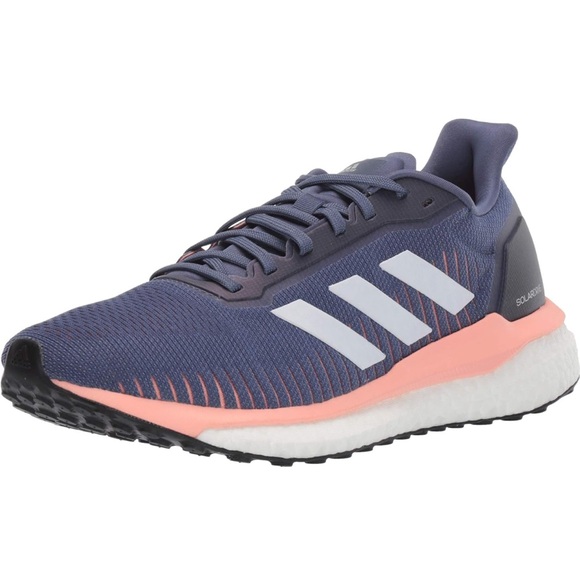 Adidas Solar Drive 19 Blue and Pink Running Shoes - Picture 3 of 15